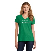 Port & Company ® Ladies Fan Favorite ™ Blend V-Neck Tee Port & Company ® Ladies Fan Favorite ™ Blend V-Neck Tee